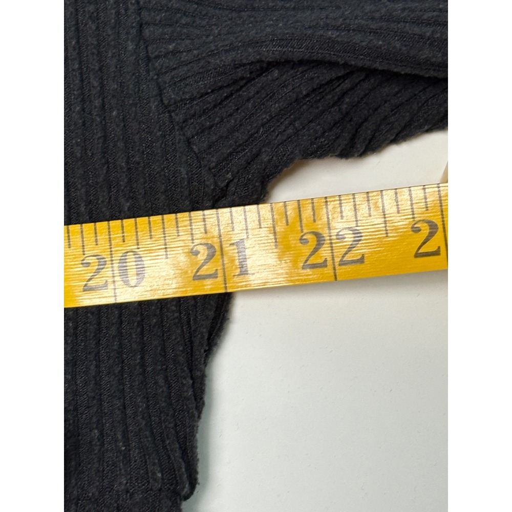 Alo small Yoga Muse Ribbed Cropped Hoodie Women Black Athleisure - Picture 5 of 7